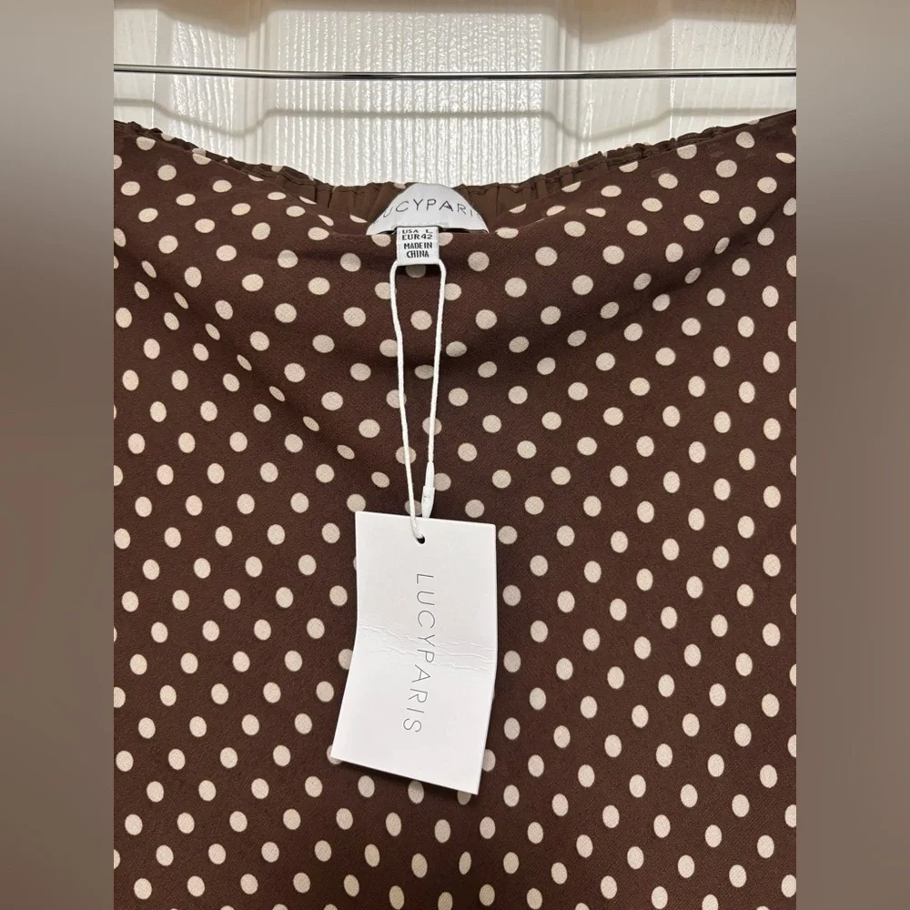 NWT LUCY PARIS Tricia Ruffle Midi Skirt - Picture 5 of 6